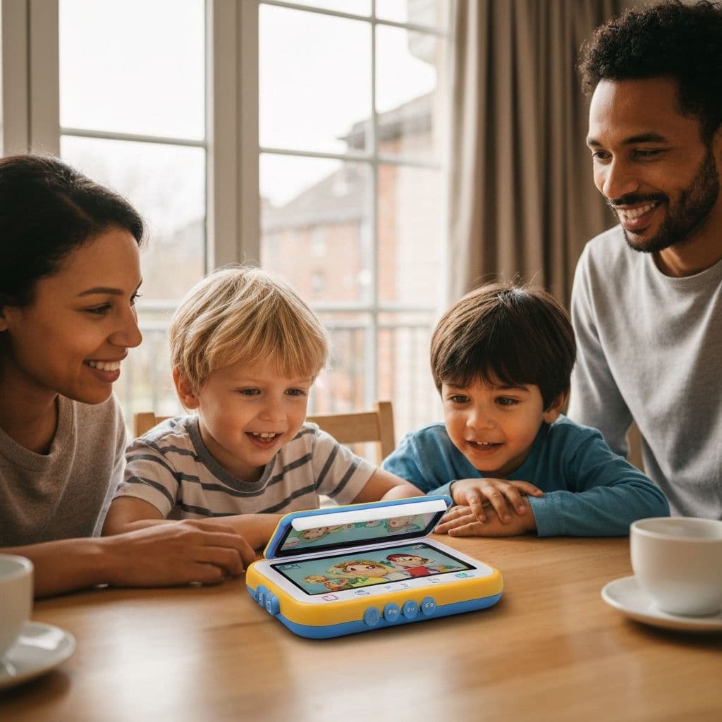 Familia usando o Cinemax 3.0
